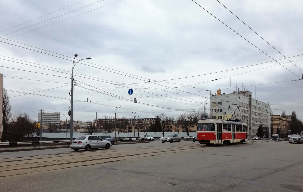 Киев, Tatra T3SUCS № 5561; Киев — Трамвайные линии: Подольская сеть — запад, юг