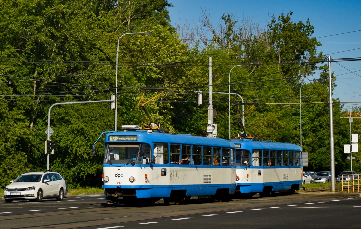 Острава, Tatra T3R.P № 937
