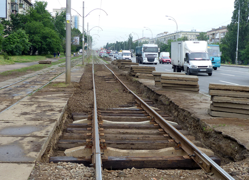Киев — Трамвайные линии: Дарницкая сеть