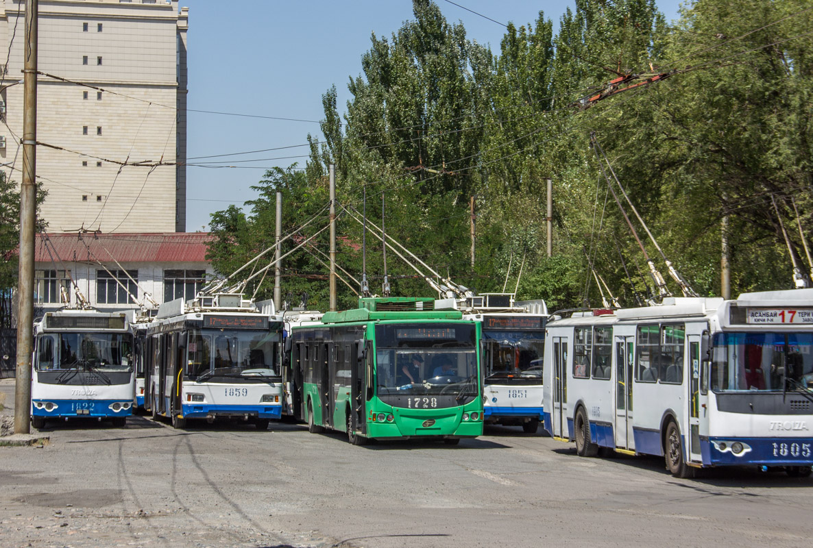 Бишкек — Разные фотографии; Бишкек — Троллейбусные линии и кольца