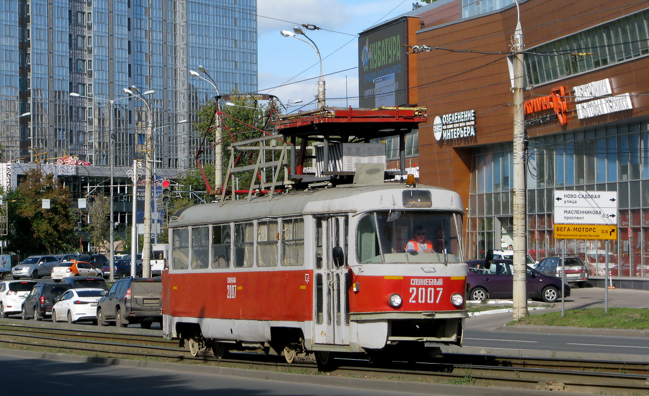 Самара, Tatra T3SU (двухдверная) № 2007