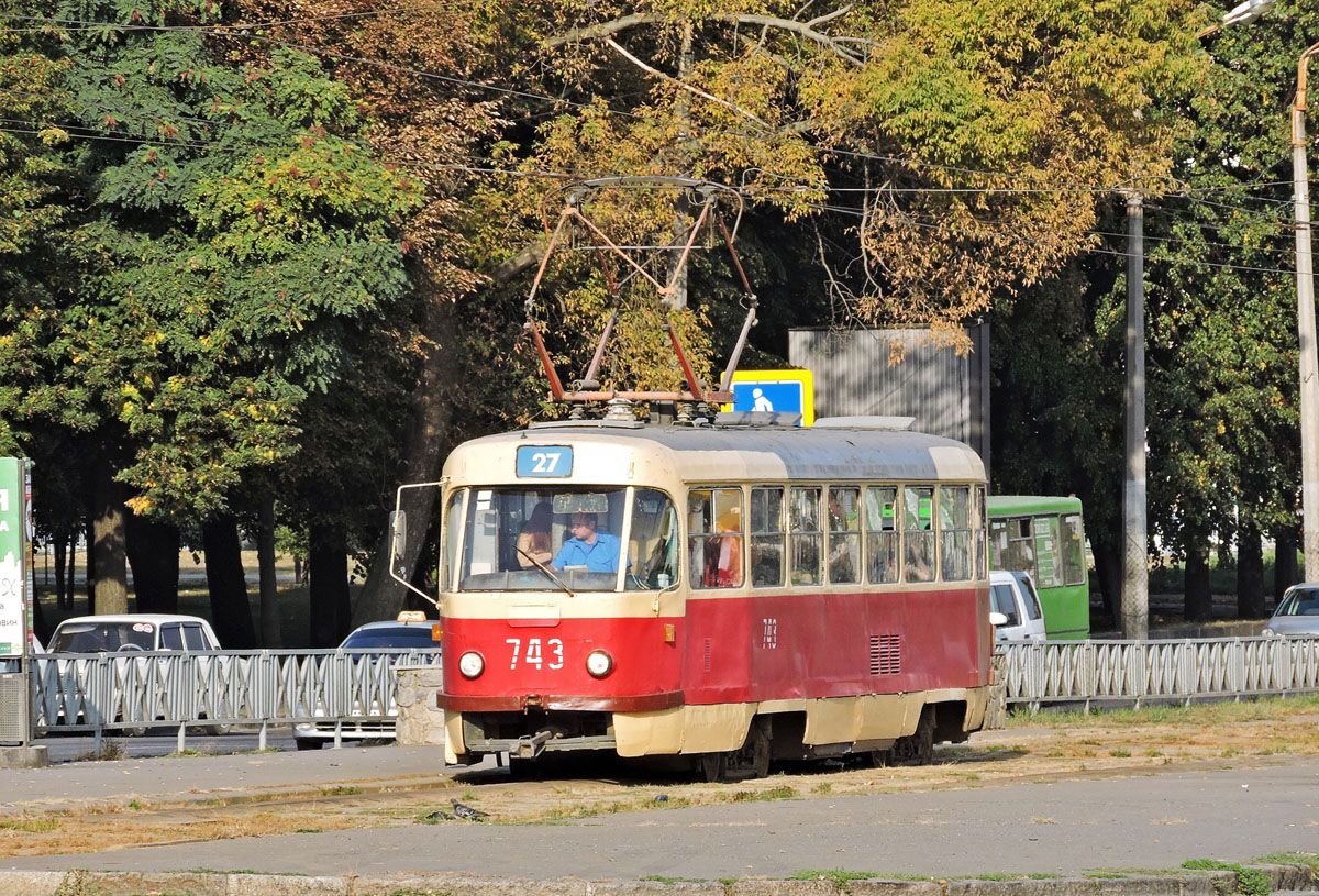 Харьков, Tatra T3SU № 743