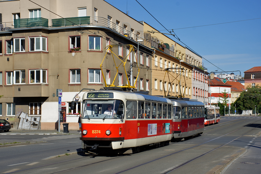 Прага, Tatra T3R.P № 8374