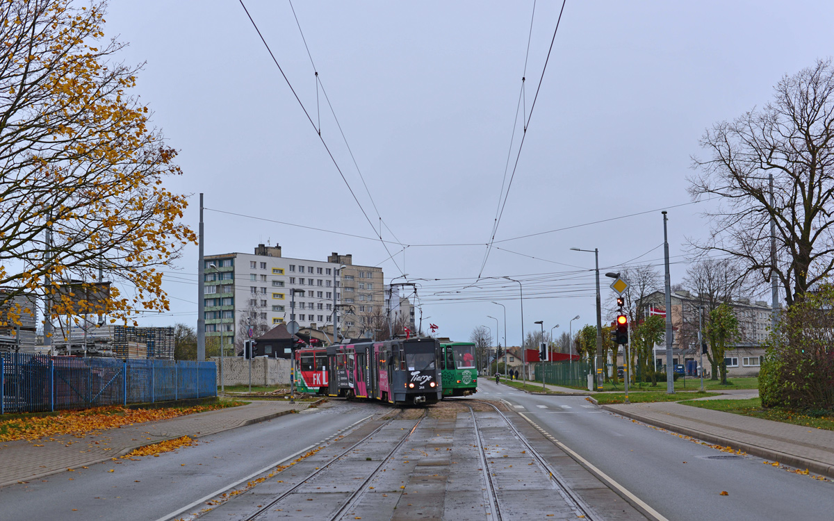 Лиепая — Трамвайные линии и инфраструктура