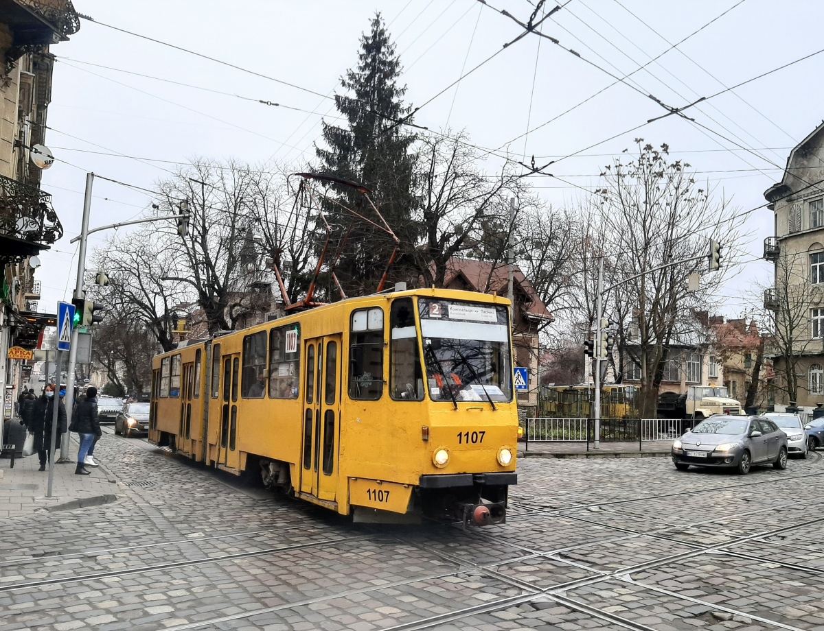 Львов, Tatra KT4SU № 1107