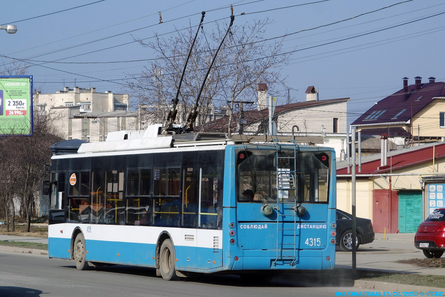 Крымский троллейбус, Богдан Т70110 № 4315