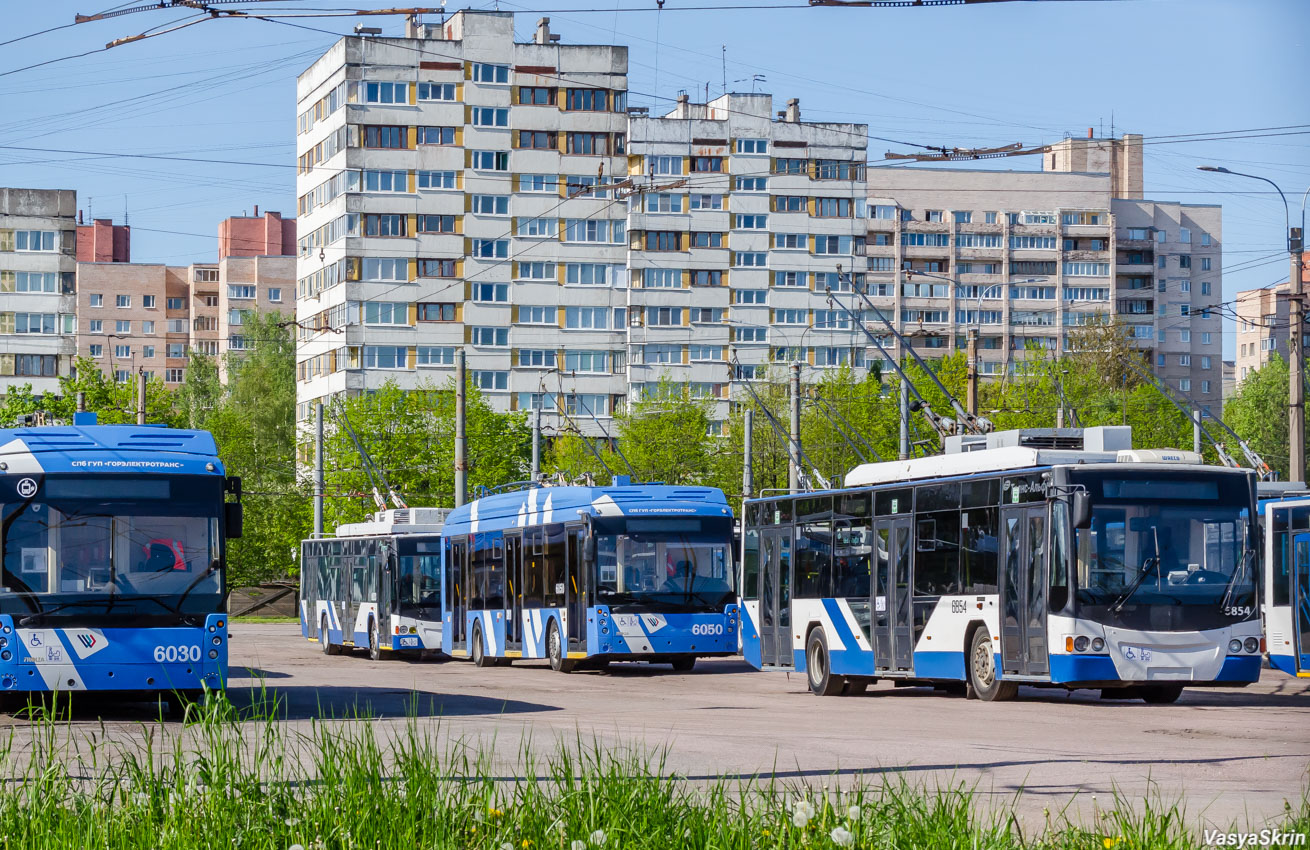 Санкт-Петербург — Троллейбусные парки