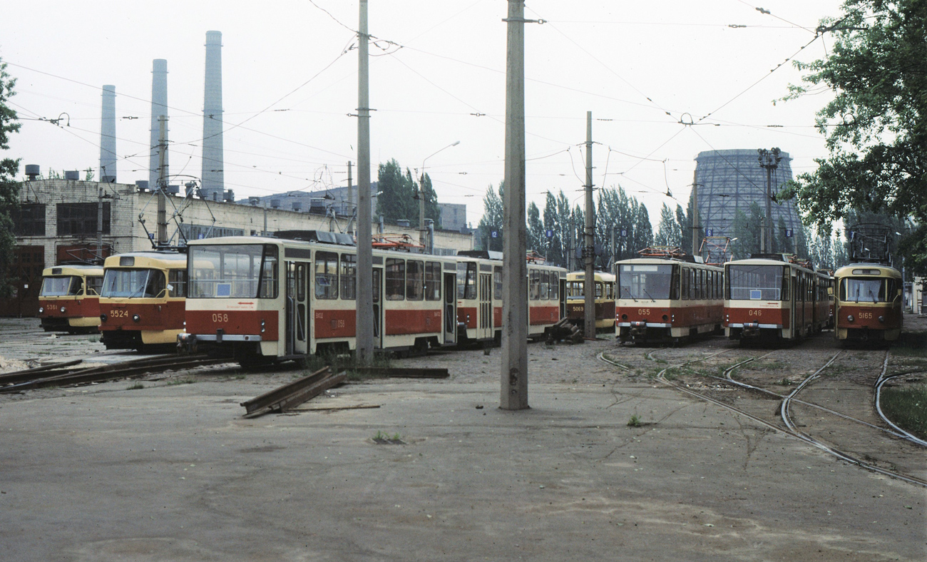Киев — Исторические фотографии; Киев — Трамвайные депо: Дарницкое