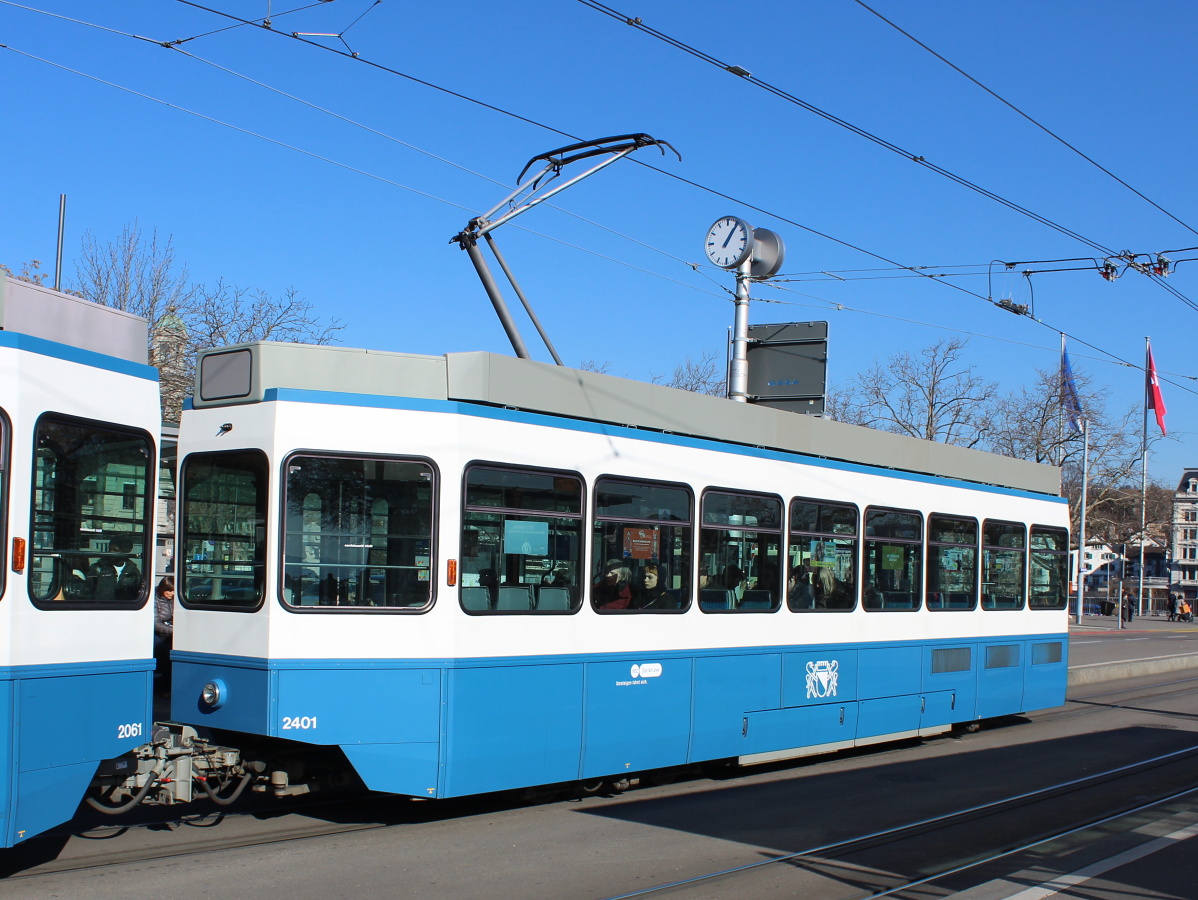 Цюрих, SWP/SIG/BBC Be 2/4 "Tram 2000 Pony" № 2401