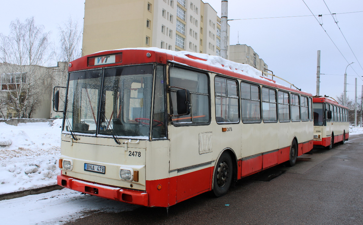 Вильнюс, Škoda 14Tr02/6 № 2478