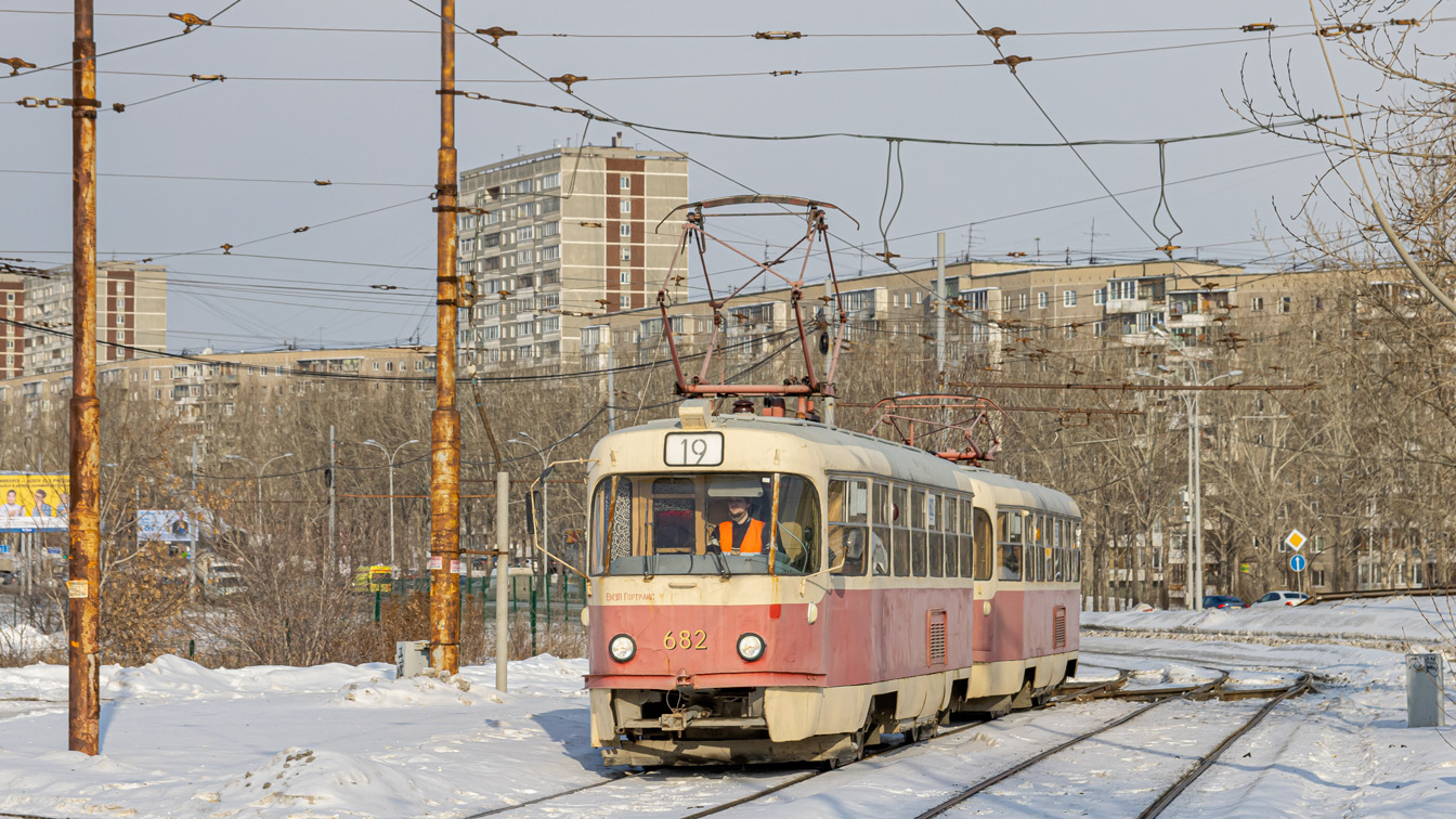 Екатеринбург, Tatra T3SU № 682