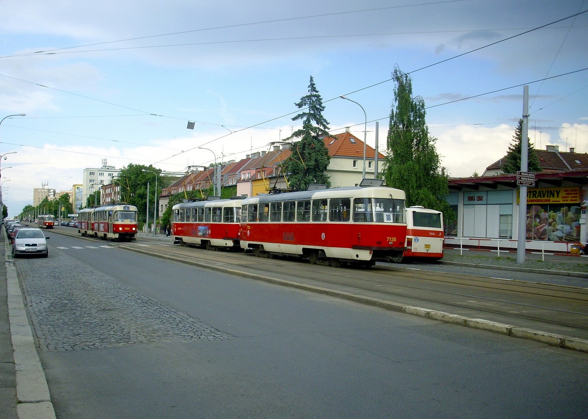 Прага, Tatra T3SUCS № 7135