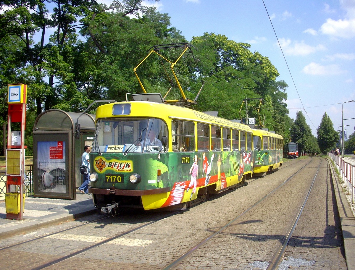 Прага, Tatra T3SUCS № 7170