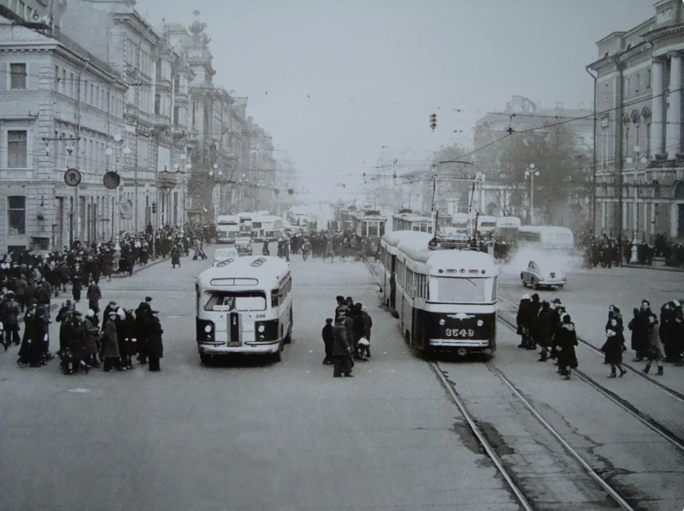 Санкт-Петербург, ЛМ-47 № 3549; Санкт-Петербург — Исторические фотографии трамвайных вагонов