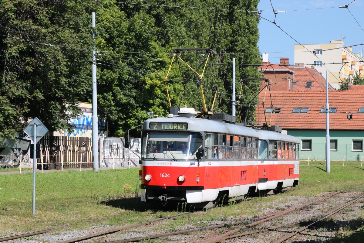 Брно, Tatra T3G № 1624