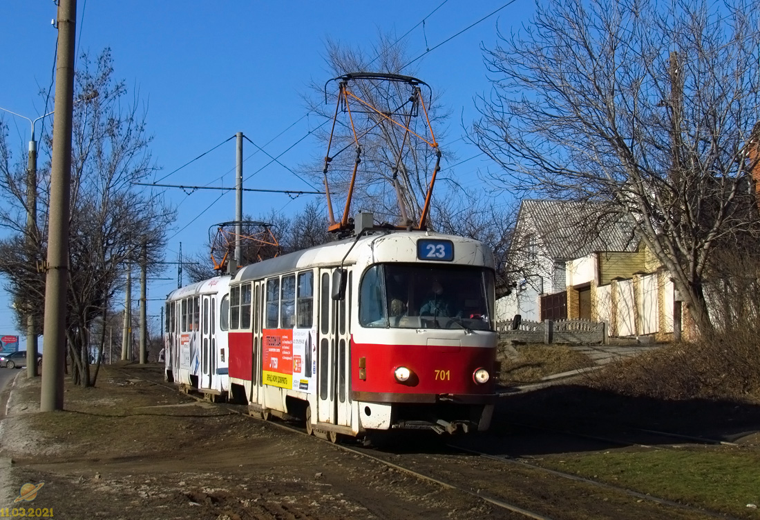 Харьков, Tatra T3SUCS № 701