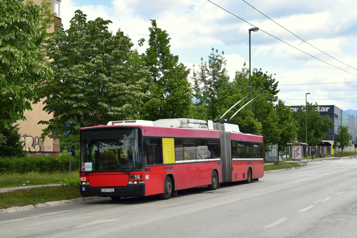 Сараево, Hess SwissTrolley 2 (BGT-N1) № 652