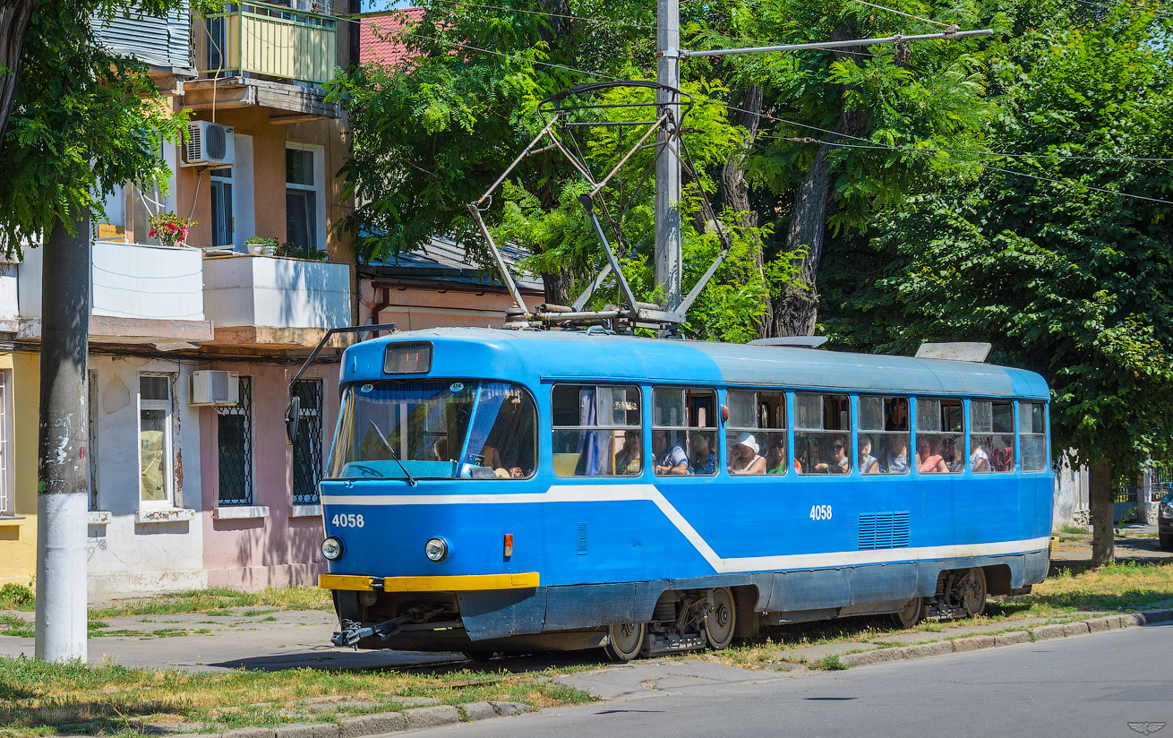 Одесса, Tatra T3R.P № 4058