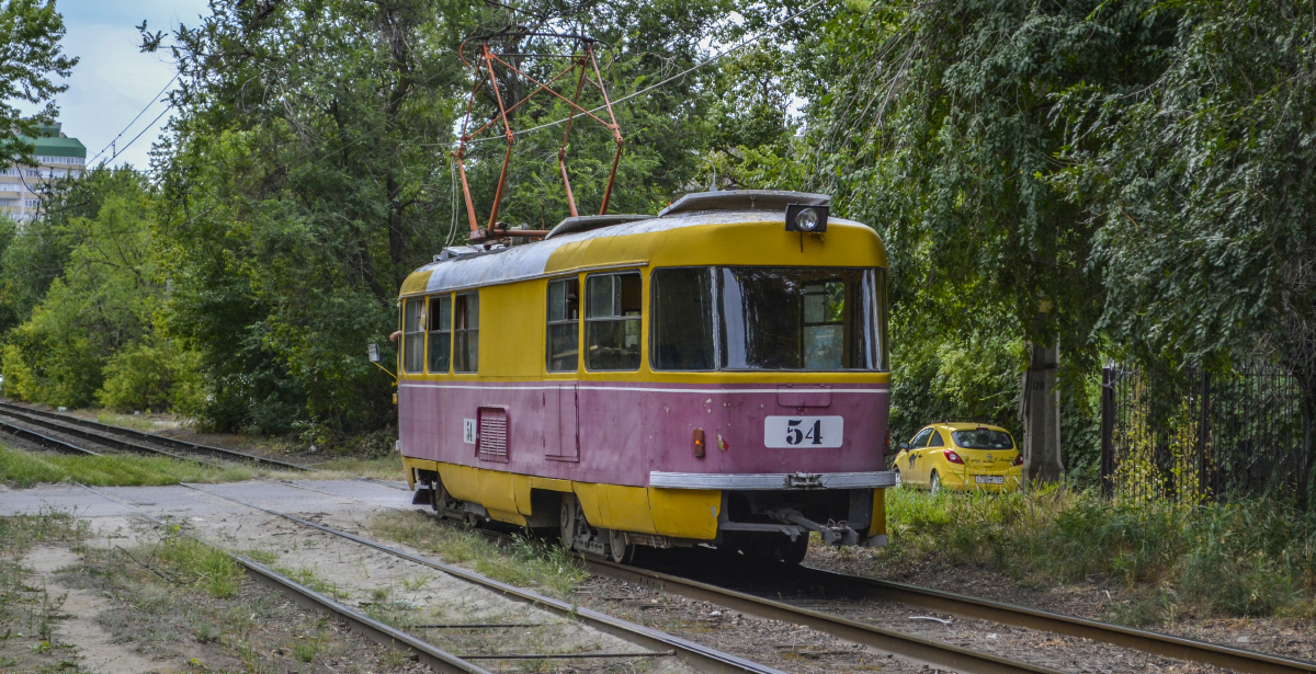 Волгоград, Tatra T3SU (двухдверная) № 54