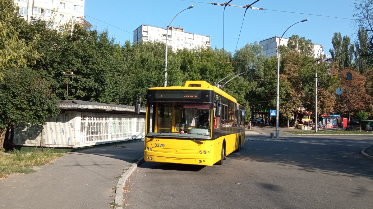 Киев, Богдан Т70110 № 3379; Киев — Конечные станции и кольца