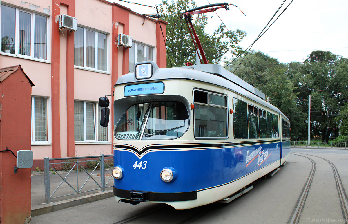 Калининград, Duewag GT6 № 443