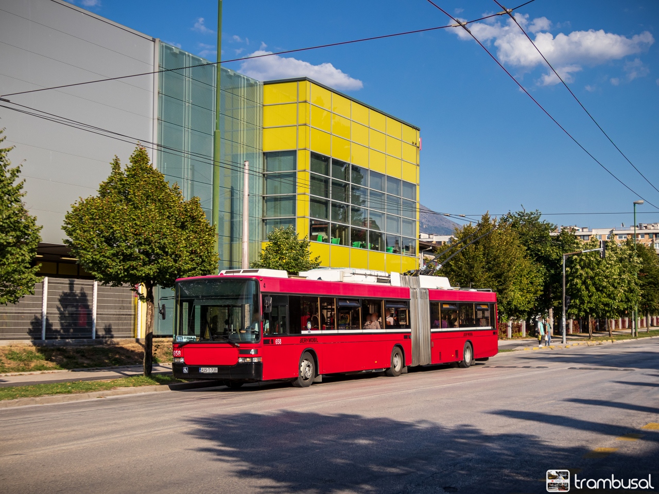 Сараево, Hess SwissTrolley 2 (BGT-N1) № 658