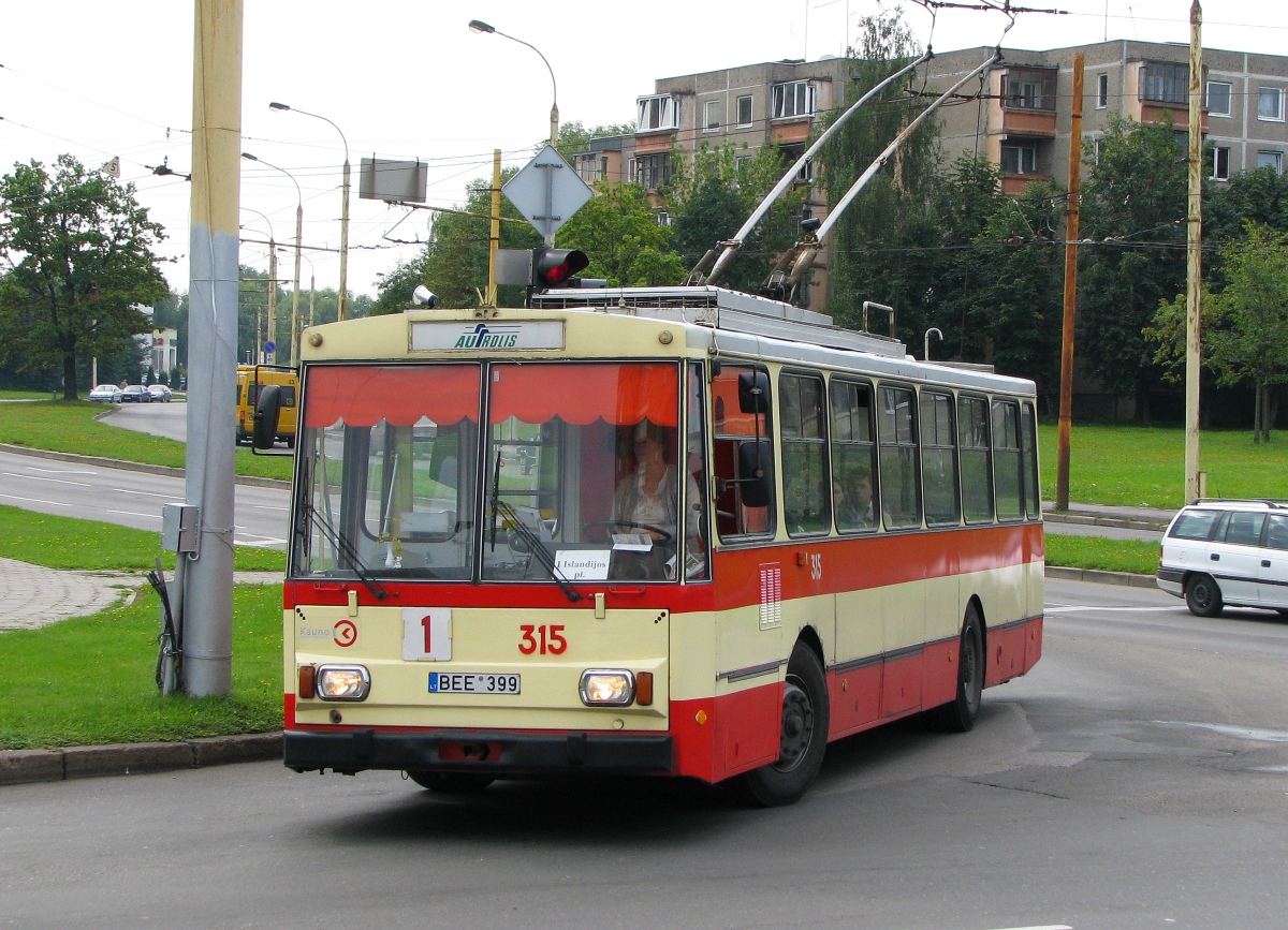 Каунас, Škoda 14Tr89/6 № 315