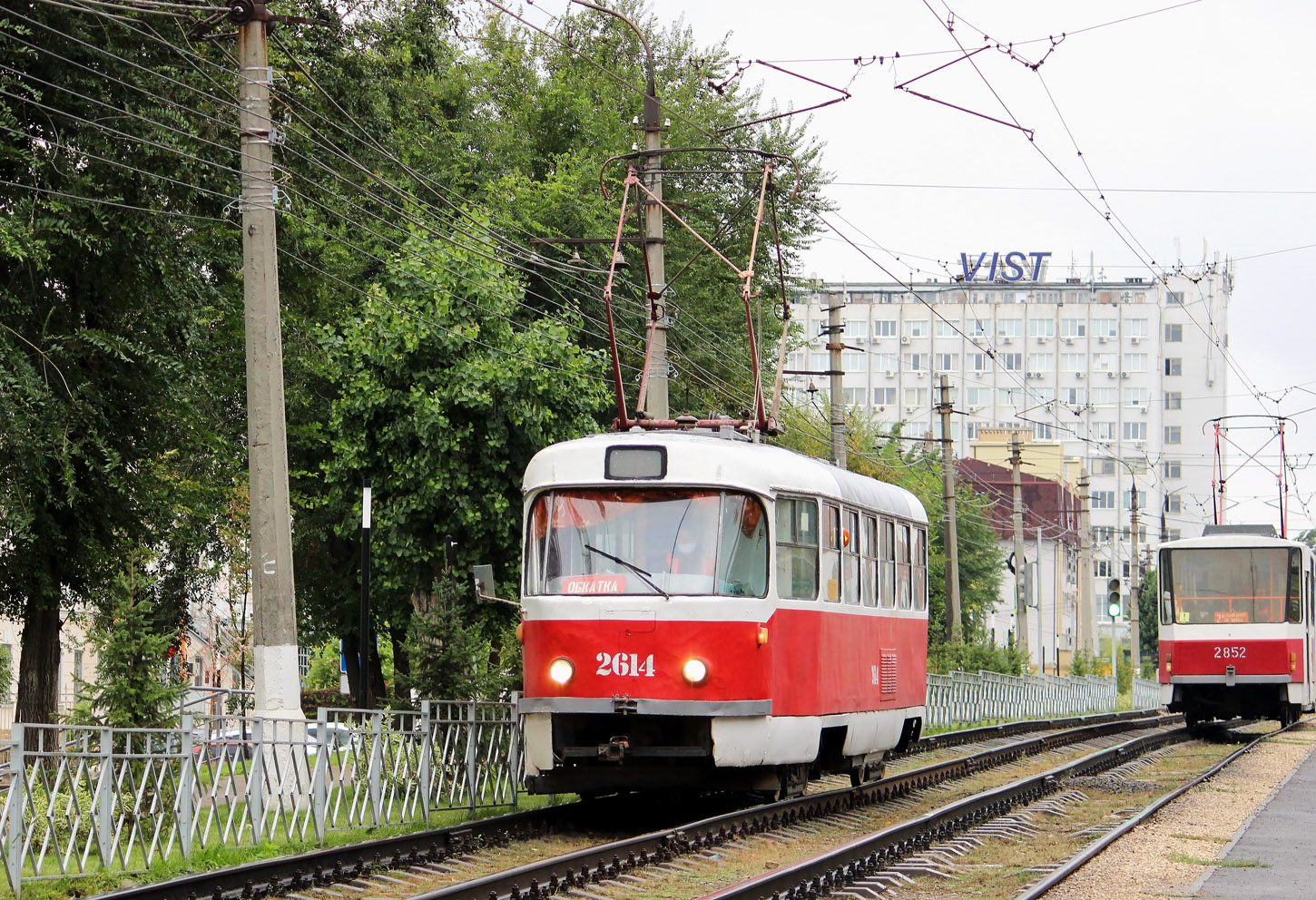 Волгоград, Tatra T3SU (двухдверная) № 2614
