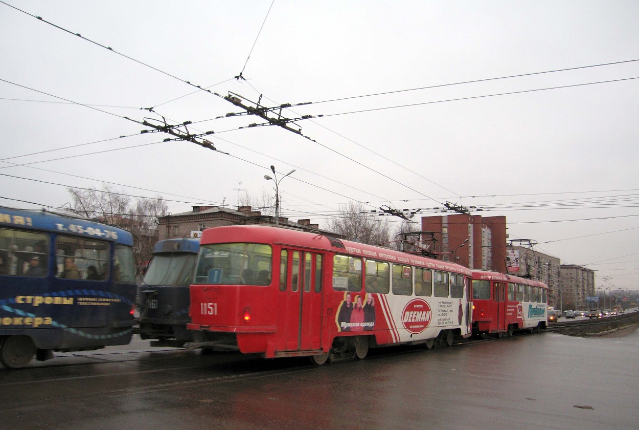 Ижевск, Tatra T3SU (двухдверная) № 1151