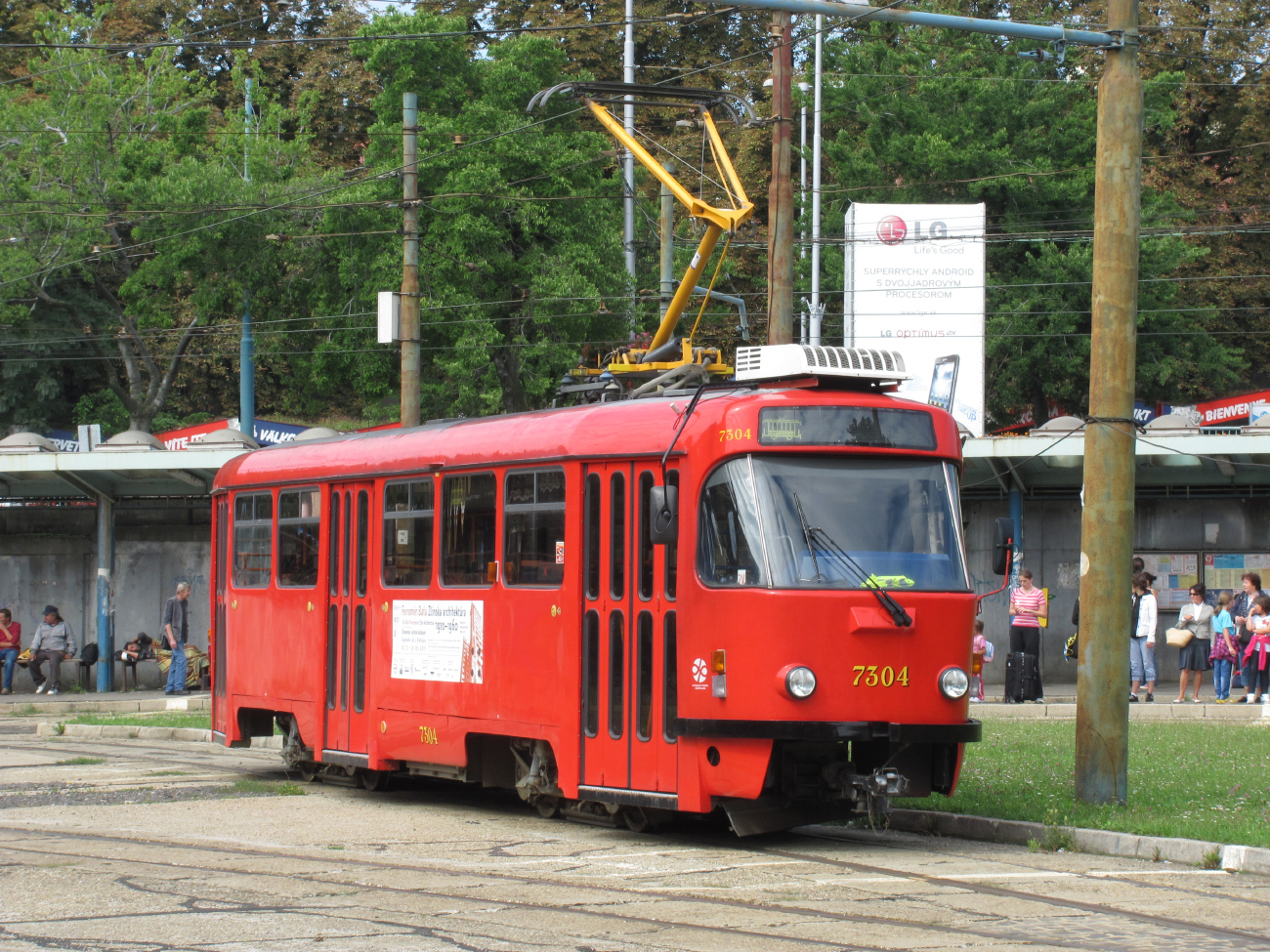 Братислава, Tatra T3MOD № 7304