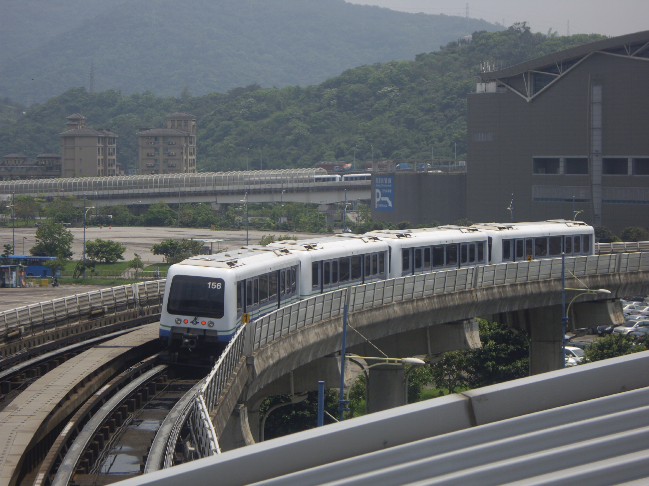 Тайбэй, Bombardier Innovia APM 256 № 156; Тайбэй — Метрополитен — 捷運BR/1 — Линия Вэньху (Коричневая) — VAL