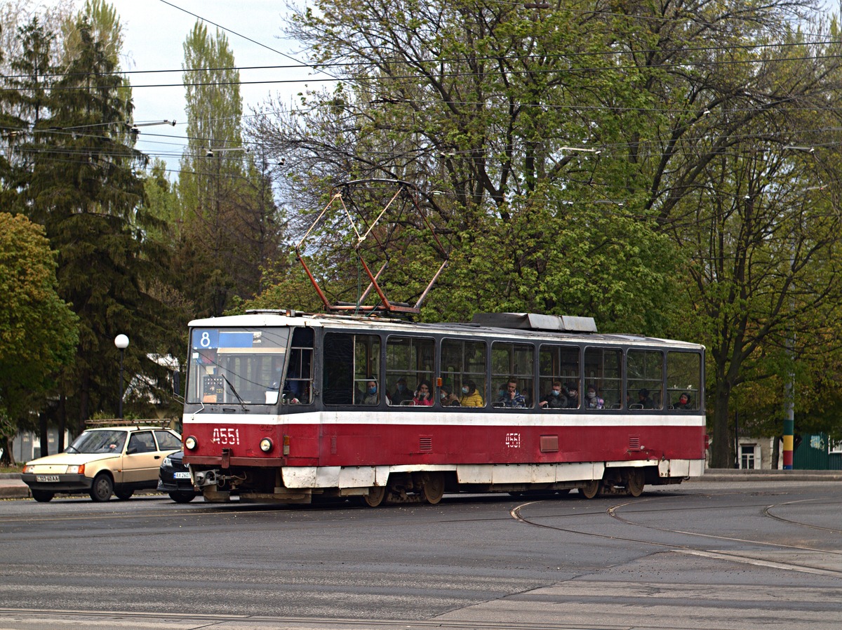 Харьков, Tatra T6B5SU № 4551