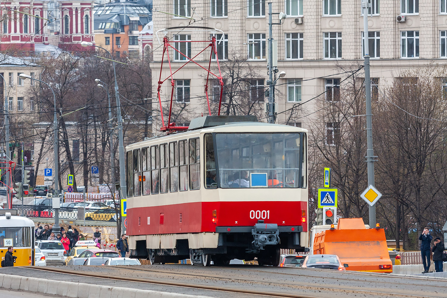 Москва, Tatra T6B5SU № 0001; Москва — Парад к 120-летию трамвая 20 апреля 2019
