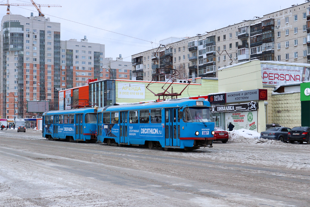 Екатеринбург, Tatra T3SU (двухдверная) № 087