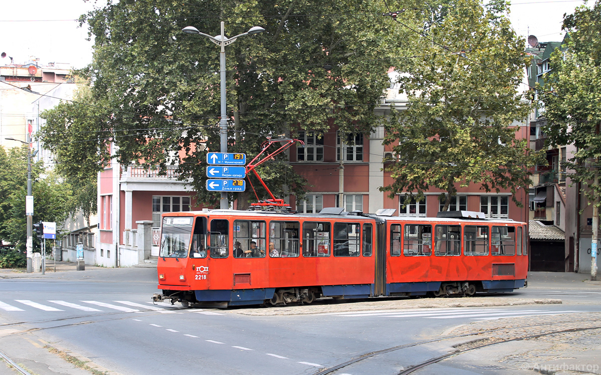 Белград, Tatra KT4YU № 2218