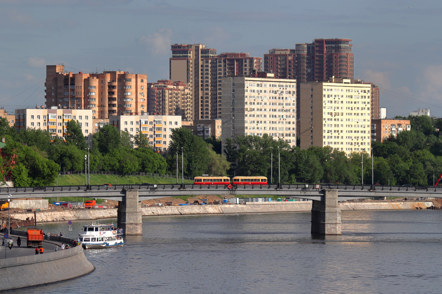 Москва — Парад ретротранспорта 4 июня 2022; Москва — Трамвайные линии: ЦАО