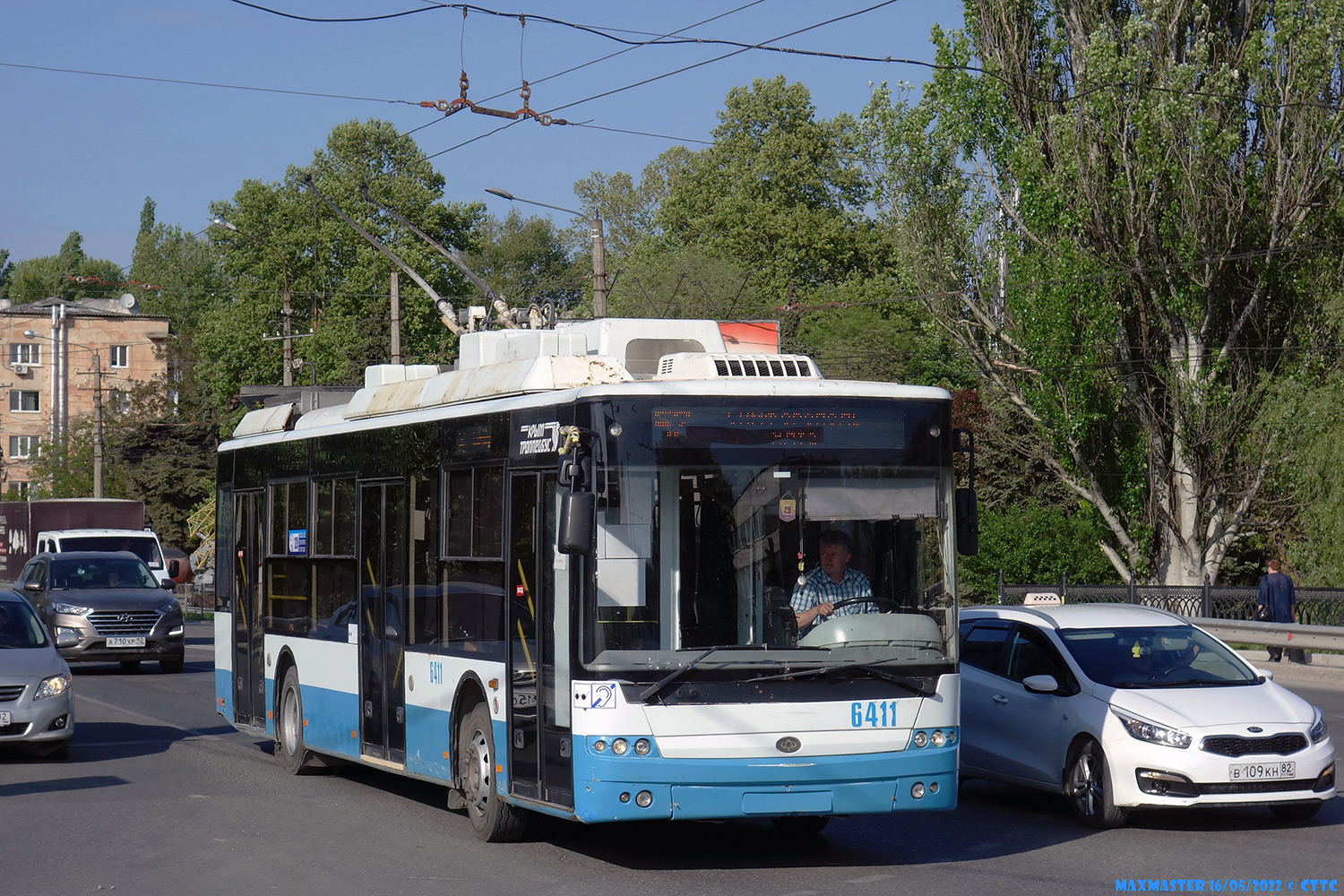 Крымский троллейбус, Богдан Т70115 № 6411