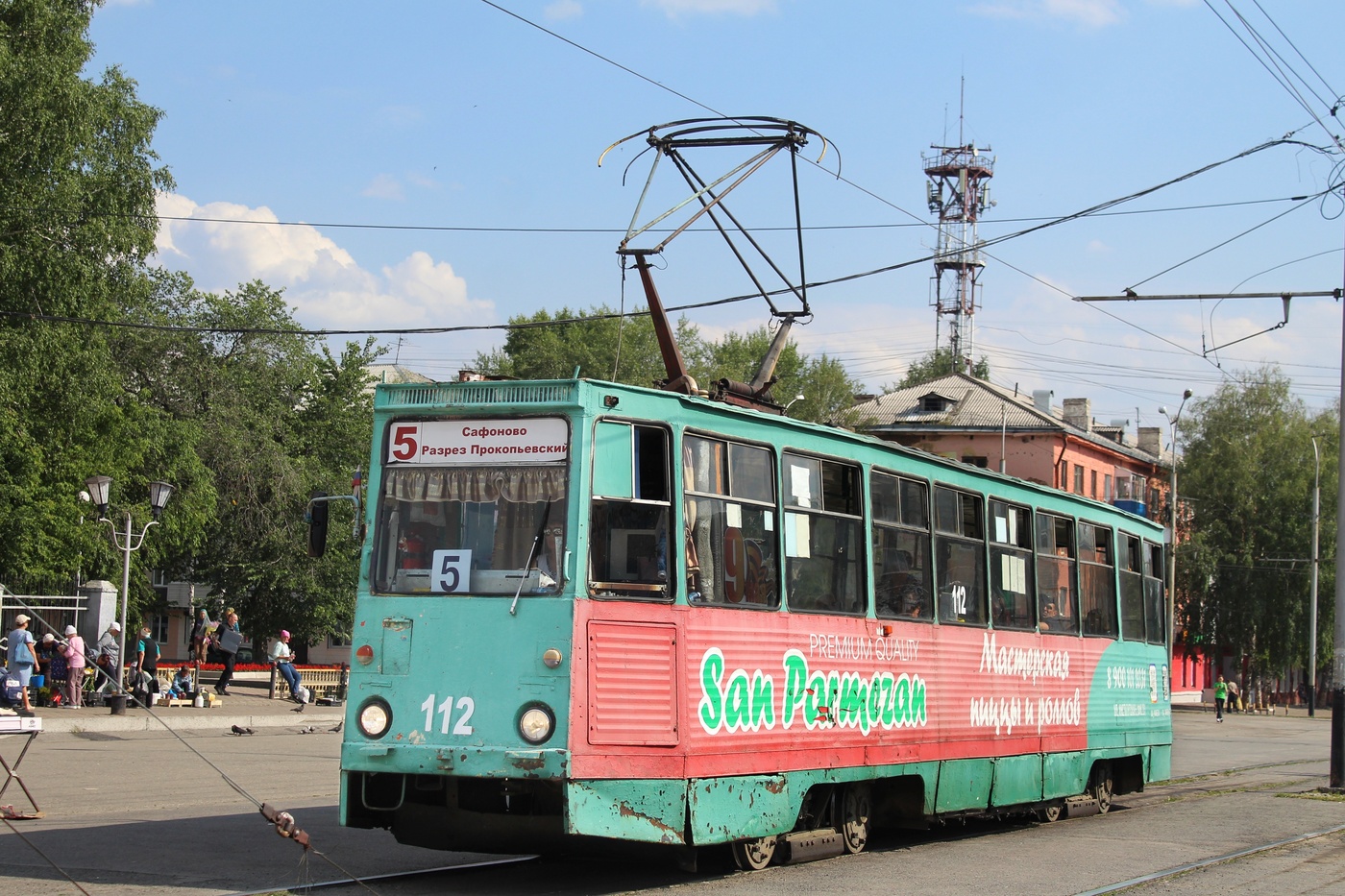 Прокопьевск, 71-605 (КТМ-5М3) № 112