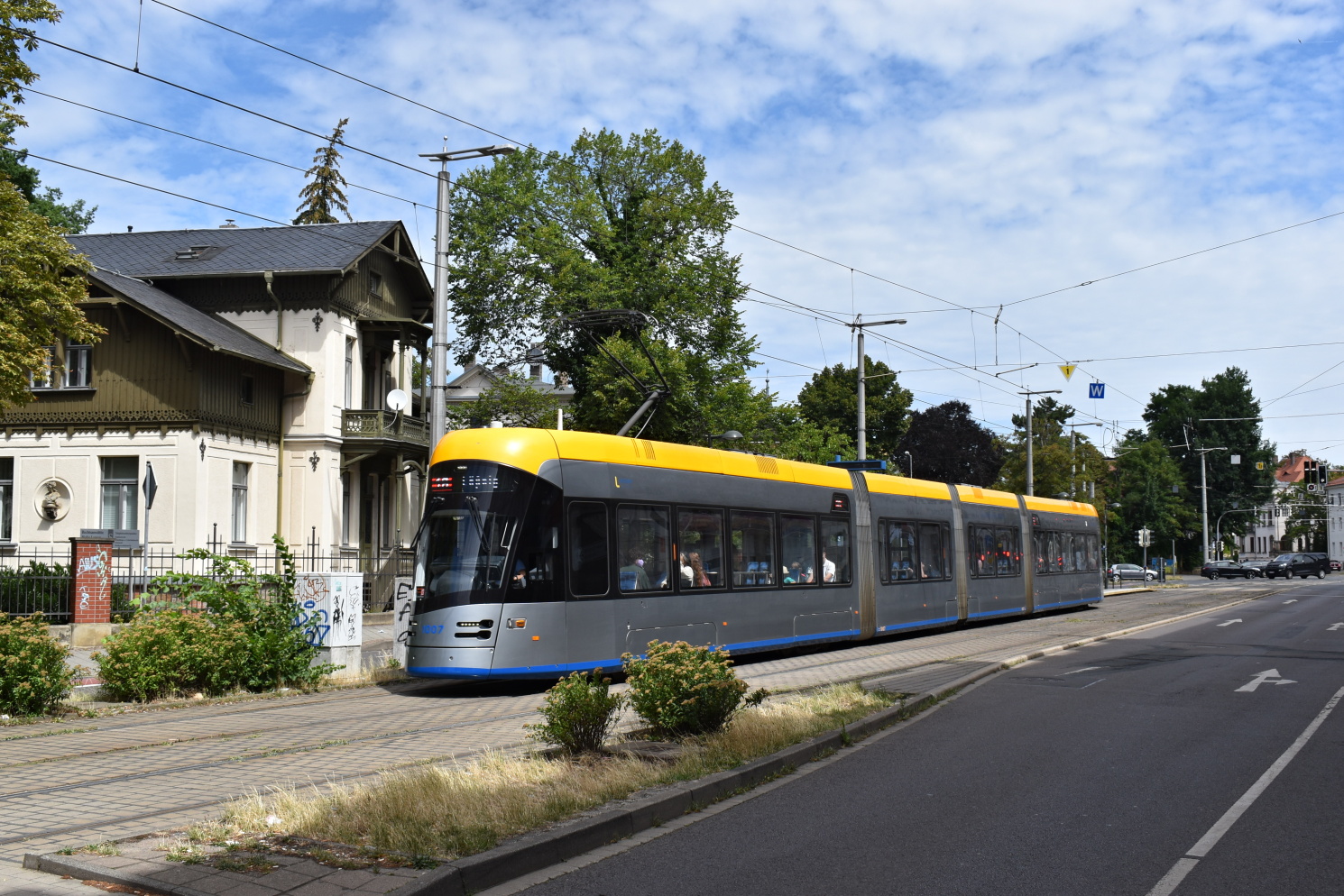 Лейпциг, Solaris Tramino Leipzig (NGT10) № 1007