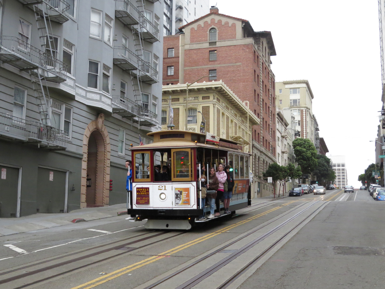 Сан-Франциско, область залива, Muni cable car № 21