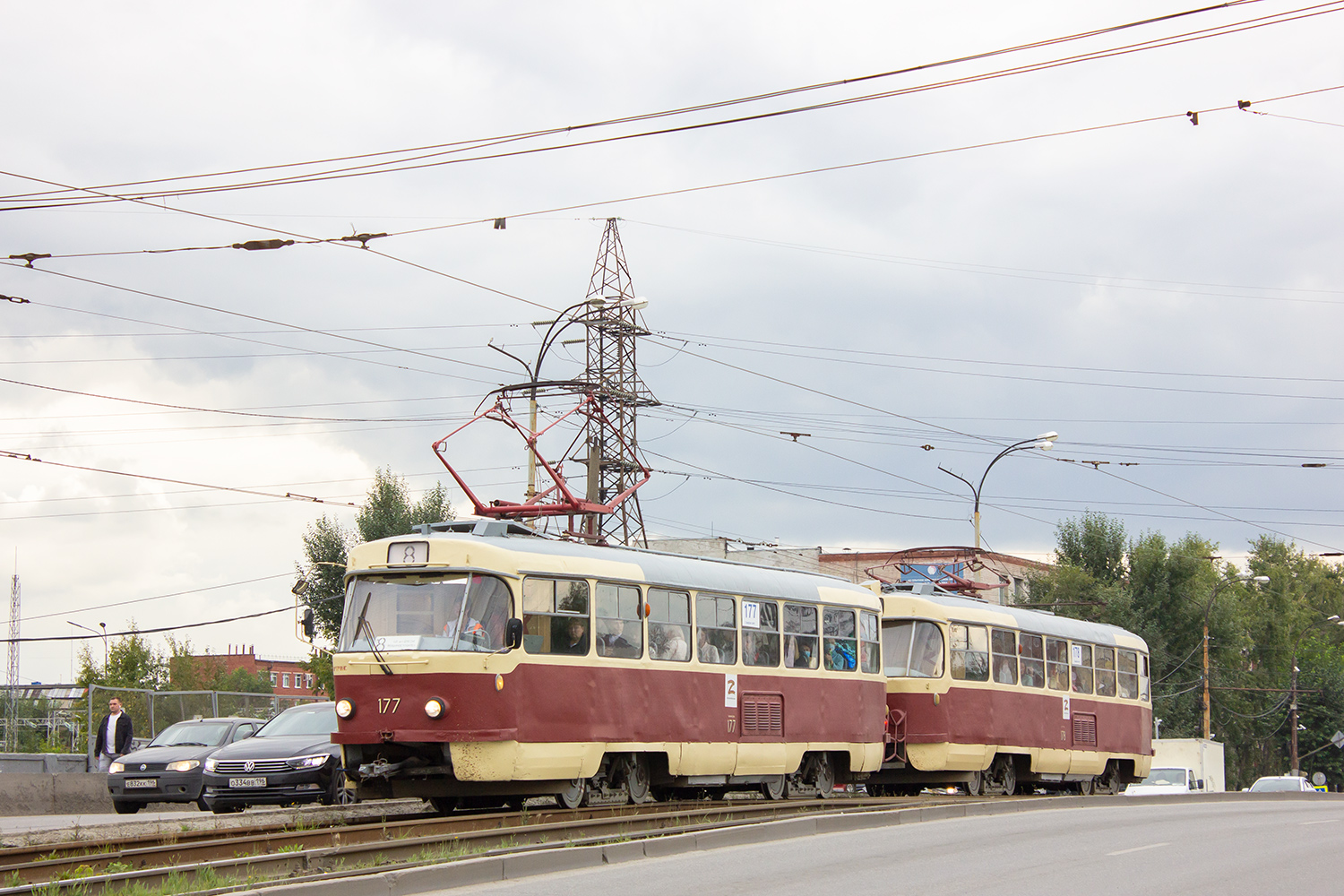 Екатеринбург, Tatra T3SU № 177; Екатеринбург, Tatra T3SU № 178