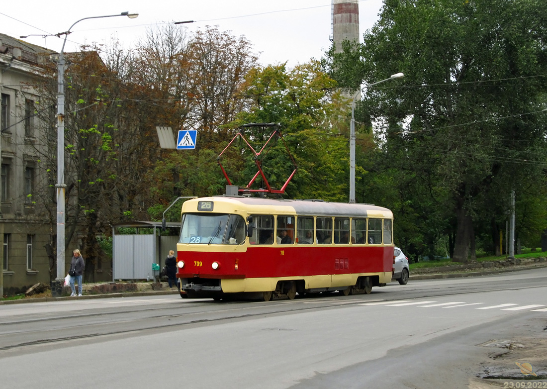 Харьков, Tatra T3SUCS № 709