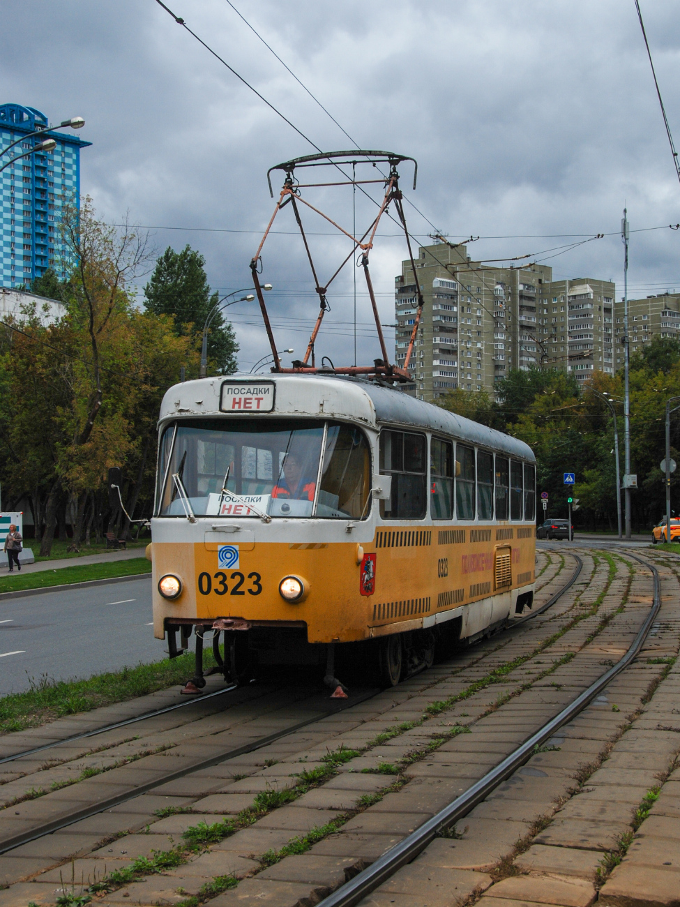 Москва, Tatra T3SU № 0323