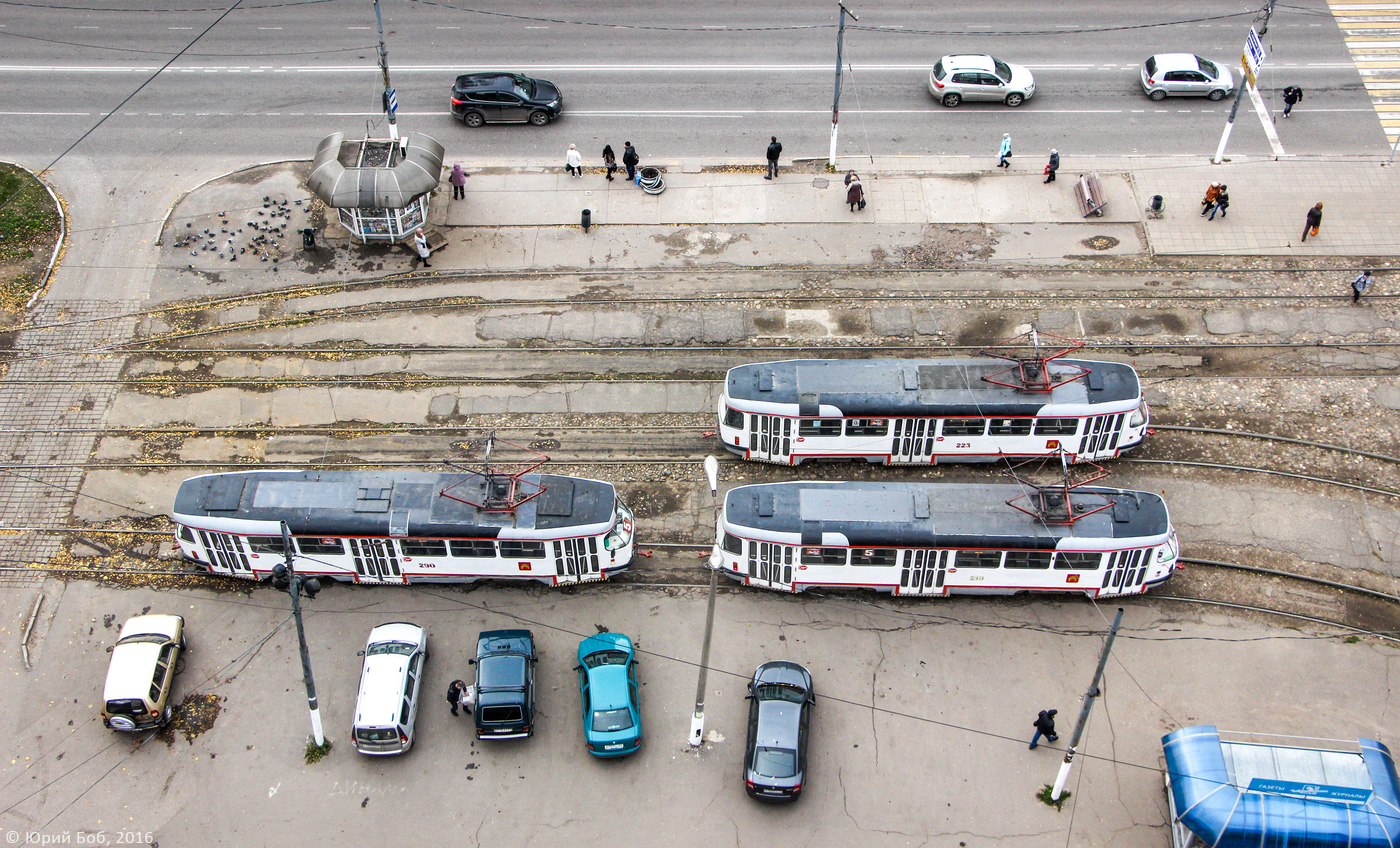Тверь — Трамвайные конечные станции и кольца