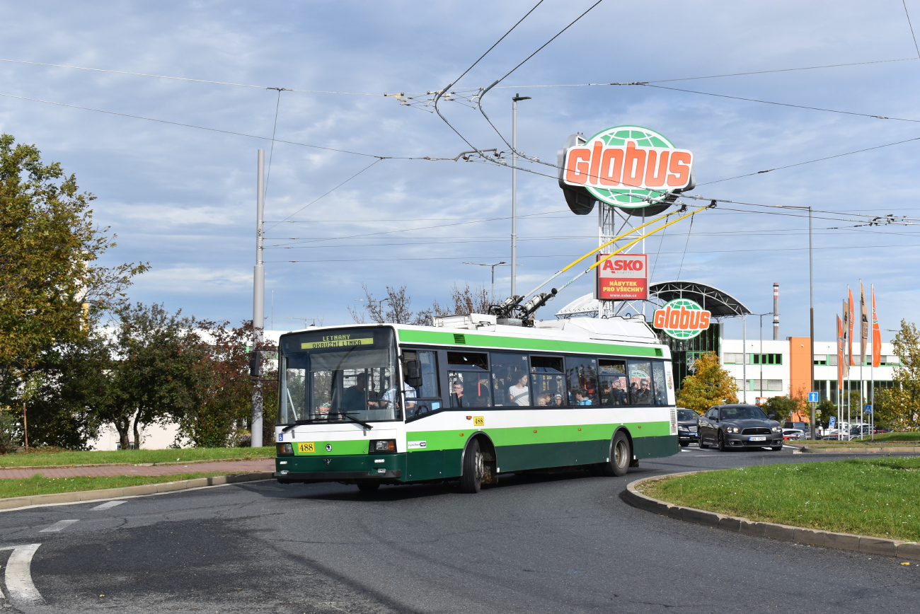 Страшице, Škoda 21TrACI № 488; Прага — 50 лет спустя – покатушки на троллейбусах и начало регулярной эксплуатации 58 маршрута