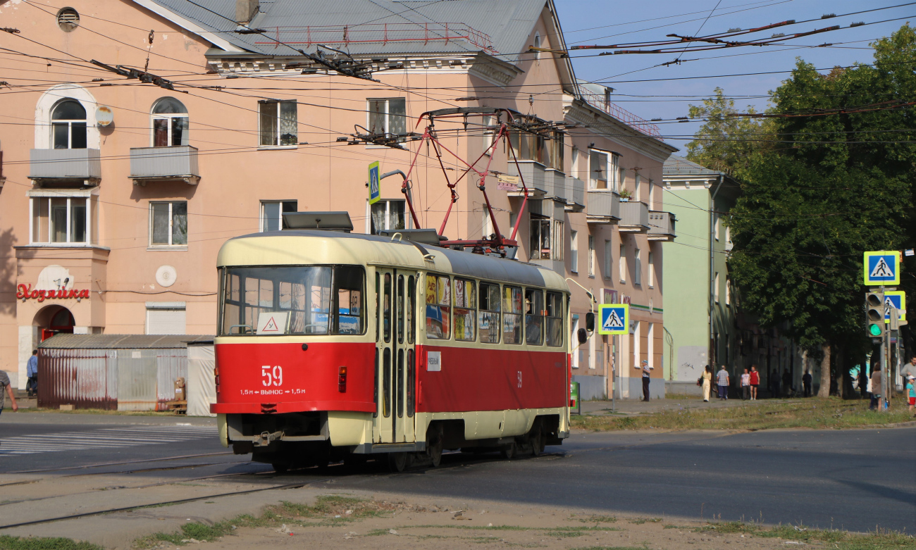 Ижевск, Tatra T3SU (двухдверная) № 59