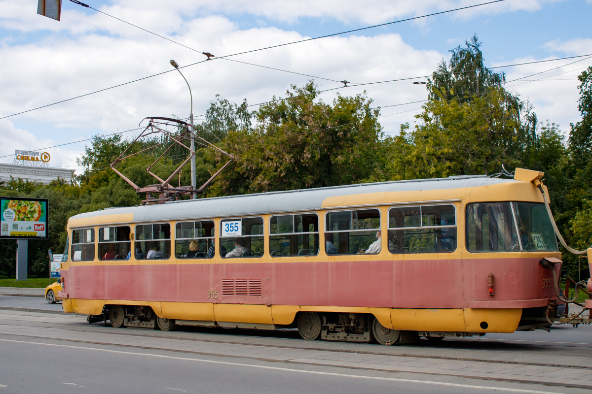 Екатеринбург, Tatra T3SU № 355