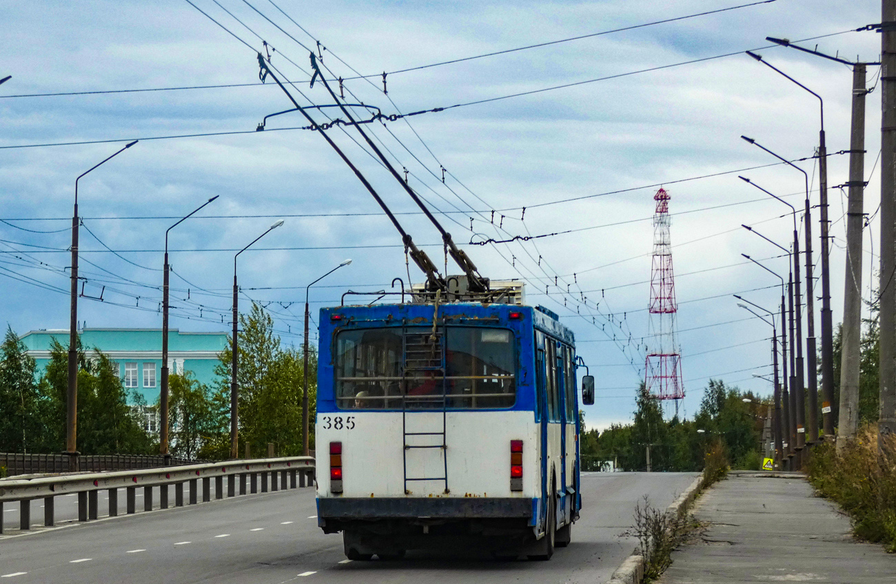 Петрозаводск, ВМЗ-5298-020 № 385; Петрозаводск — Троллейбусные линии и инфраструктура