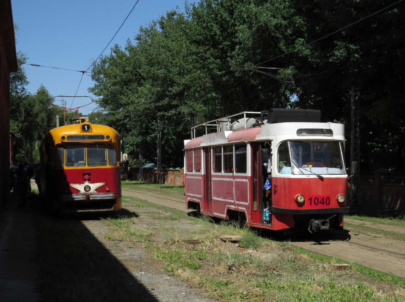 Алматы, Tatra T3D № 1040; Алматы — Выезд исторического подвижного состава 22 июня 2014