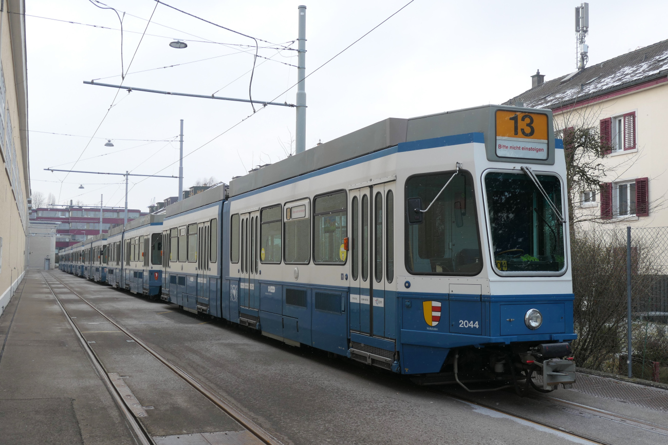 Цюрих, SWS/SWP/BBC Be 4/6 "Tram 2000" № 2044